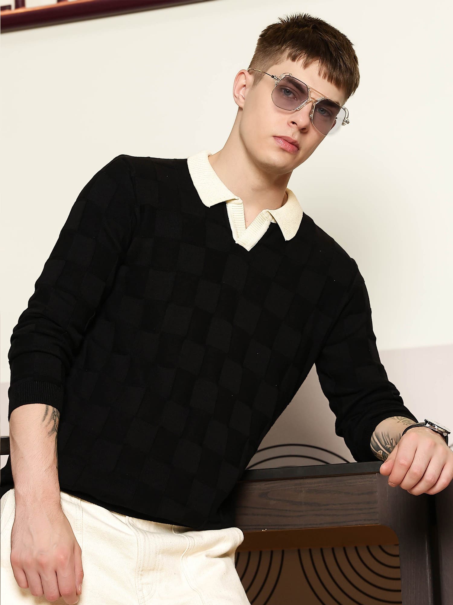 MN25-POLO-FS-BLACK-CRM-CUBICKNIT_4